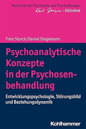 Bild des Verkufers fr Psychoanalytische Konzepte in der Psychosenbehandlung zum Verkauf von moluna