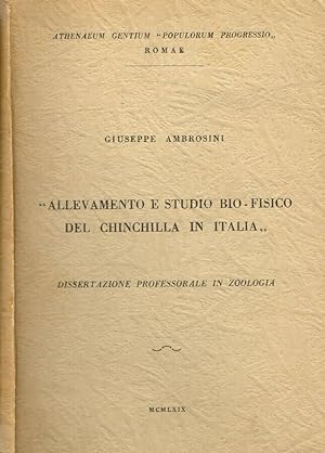 Seller image for Allevamento e studio bio-fisico del chinchilla in Italia for sale by Biblioteca di Babele