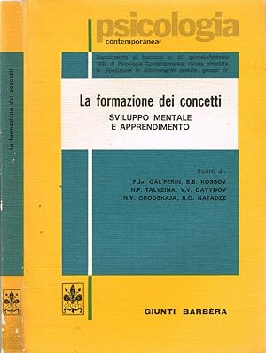 Seller image for La formazione dei concetti Sviluppo mentale e apprendimento for sale by Biblioteca di Babele