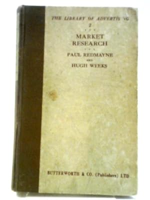 Imagen del vendedor de Market Research (The Library of Advertising) a la venta por World of Rare Books