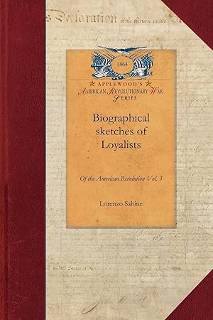 Immagine del venditore per Biographical sketches of Loyalists venduto da moluna