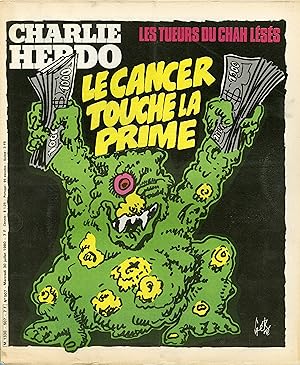 "CHARLIE HEBDO N°507 du 30/7/1980" Gébé : LE CANCER TOUCHE LA PRIME / Siné : JEUX OLYMPIQUES / Co...