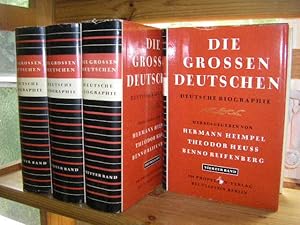 Seller image for Die Grossen Deutschen. Erster bis vierter Band (4 Bnde) for sale by Versandantiquariat Rainer Kocherscheidt