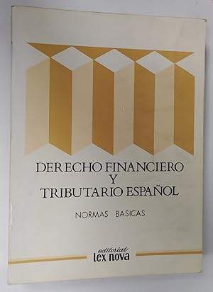 Image du vendeur pour Derecho financiero y tributario espaol : normas bsicas mis en vente par La Leona LibreRa