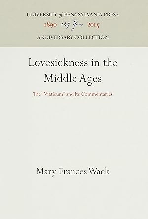 Imagen del vendedor de Lovesickness in the Middle Ages a la venta por moluna