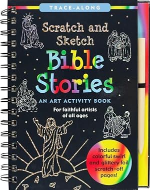 Bild des Verkufers fr Scratch & Sketch Bible Stories (Trace Along): An Art Activity Book for Faithful Artists of All Ages zum Verkauf von moluna