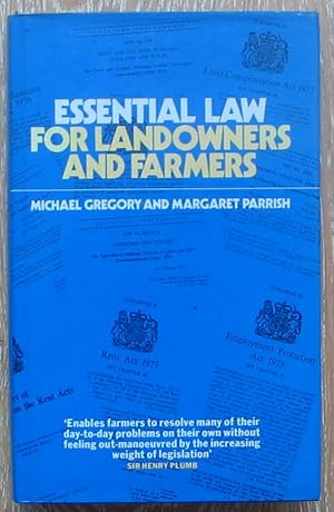 Immagine del venditore per Essential Law for Landowners venduto da Brian P. Martin Antiquarian and Collectors' Books