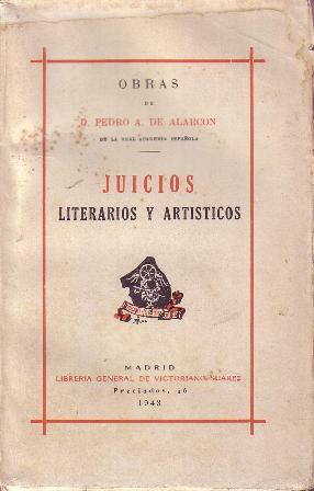 Seller image for Juicios literarios y artsticos. for sale by Librera y Editorial Renacimiento, S.A.