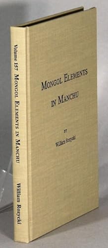 Seller image for Mongol elements in Manchu for sale by Rulon-Miller Books (ABAA / ILAB)