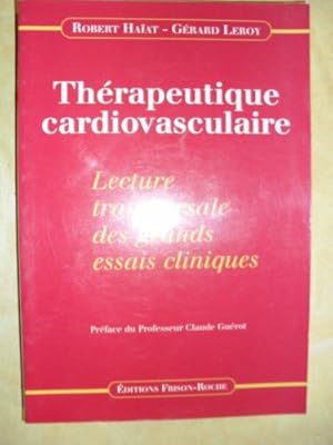 Seller image for Thrapeutique cardiovasculaire for sale by Dmons et Merveilles