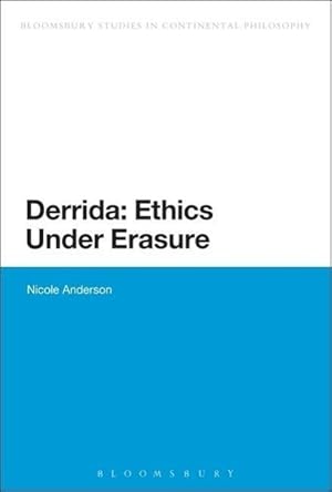Bild des Verkufers fr Derrida: Ethics Under Erasure zum Verkauf von moluna