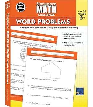 Bild des Verkufers fr Singapore Math Challenge Word Problems, Grades 3 - 5 zum Verkauf von moluna