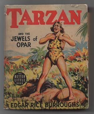 Tarzan and the Jewels of Opar by E. R. Burroughs Big Little Books #1495