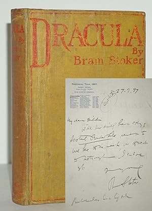 Immagine del venditore per DRACULA (FIRST ISSUE W. SIGNED LETTER) venduto da Meier And Sons Rare Books