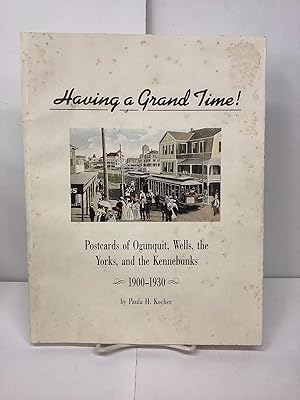 Seller image for Having a Grand Time! Postcards of Ogunquit, Wells, the Yorks, and the Kennebunks 1900-1930 for sale by Chamblin Bookmine