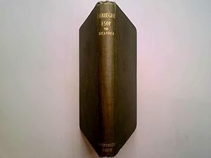 Imagen del vendedor de Damhegion Esop ar gân. Gan . Morris Williams . Wedi eu golygu gan ei fab. W. Glynn Williams a la venta por Goldstone Rare Books