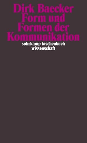 Imagen del vendedor de Form und Formen der Kommunikation a la venta por AHA-BUCH GmbH