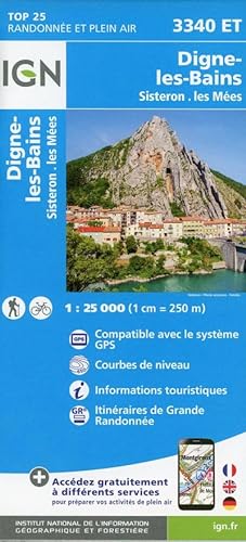 Seller image for 3340ET Digne-les-Bains.Sisteron.Les Mes for sale by AHA-BUCH GmbH