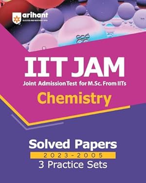 Imagen del vendedor de IIT JAM Chemistry Solved Papers (2023-2005) and 3 Practice Sets a la venta por AHA-BUCH GmbH