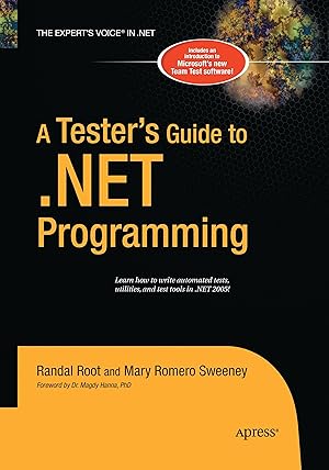 Seller image for A Tester\ s Guide to .NET Programming for sale by moluna
