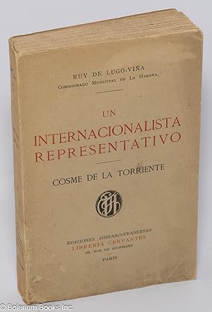 Un internacionalista representativo. Cosme de la Torriente