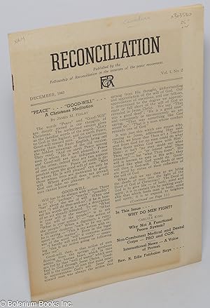 Reconciliation. December, 1943. Vol. 1, No. 2