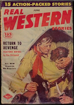 Image du vendeur pour REAL WESTERN: June 1953 mis en vente par Books from the Crypt