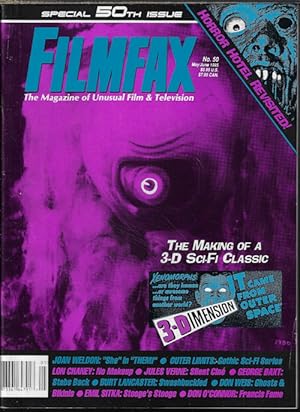 Image du vendeur pour FILMFAXplus The Magazine of Unusual Film, Television, & Retro Pop Culture #50,may / June 1995 (Filmfax)(It Came from Outer Space) mis en vente par Books from the Crypt