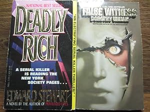 Seller image for DEADLY RICH / FALSE WITNESS for sale by The Book Abyss