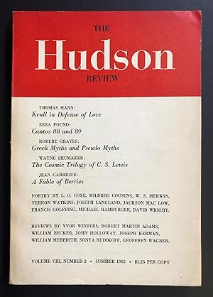 The Hudson Review, Volume 8, Number 2 (VIII; Summer 1955) - includes The Cosmic Trilogy of C. S. ...