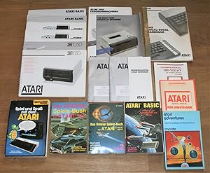 ATARI Buchpaket: 18x Spiele-Buch, Anleitung, Manual, Handbuch, Guide, Leitfaden.