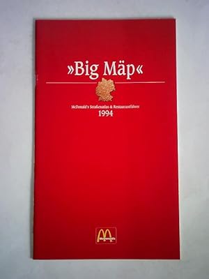 Big Mäp. McDonald's Straßenatlas & Restaurantführer 1994