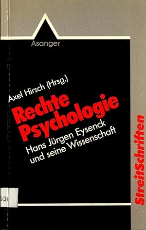 Bild des Verkufers fr Rechte Psychologie Hans Jrgen Eysenck und seine Wissenschaft zum Verkauf von avelibro OHG