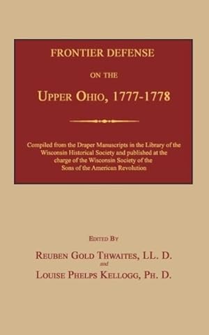 Seller image for Frontier Defense on the Upper Ohio, 1777-1778 for sale by moluna
