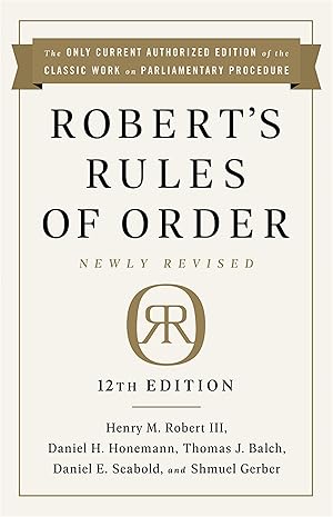 Bild des Verkufers fr Robert\ s Rules of Order Newly Revised, 12th Edition zum Verkauf von moluna