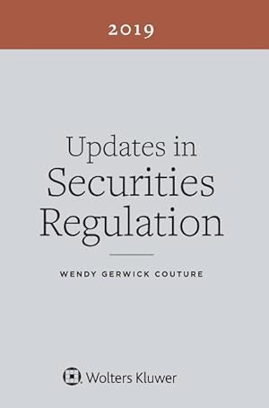 Bild des Verkufers fr Updates in Securities Regulation: 2019 Edition zum Verkauf von moluna
