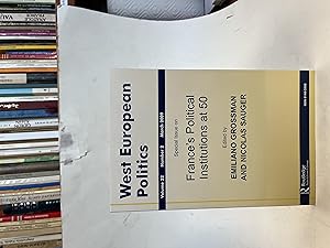 Seller image for West European Politics. Volume 32 Number 2 March 2009. Special Issue on France's Political Institutions at 50 for sale by Der Buchfreund