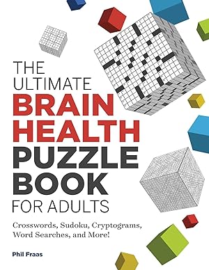 Bild des Verkufers fr The Ultimate Brain Health Puzzle Book for Adults: Crosswords, Sudoku, Cryptograms, Word Searches, and More! zum Verkauf von moluna