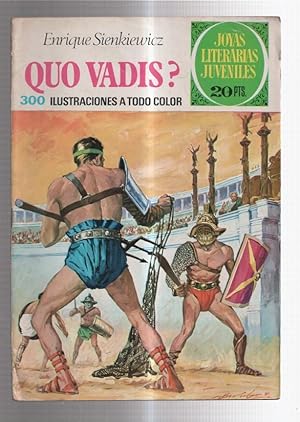 Imagen del vendedor de Joyas Literarias Juveniles numero 014: Quo Vadis a la venta por El Boletin