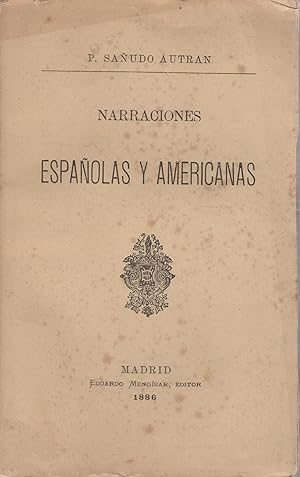 Imagen del vendedor de Narraciones espaolas y americanas . a la venta por Librera Astarloa