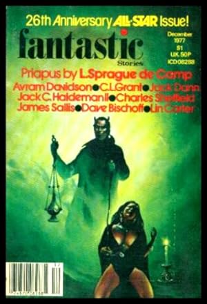 Imagen del vendedor de FANTASTIC STORIES - December 1977 a la venta por W. Fraser Sandercombe