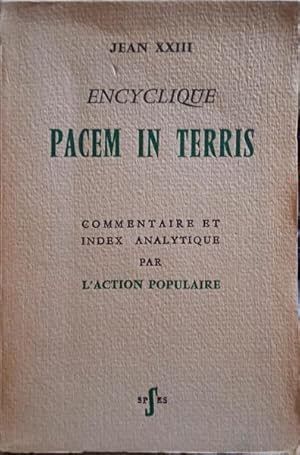 ENCYCLIQUE PACEM IN TERRIS.