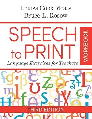 Immagine del venditore per Speech to Print Workbook: Language Exercises for Teachers venduto da moluna
