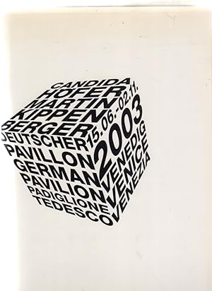 Image du vendeur pour Candida Hfer und Martin Kippenberger vertreten Deutschland bei der 50. Internationalen Kunstausstellung der La Biennale di Venezia 2003. . ( PRESSEMAPPE ). mis en vente par Fundus-Online GbR Borkert Schwarz Zerfa