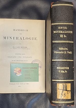 Handbuch der Mineralogie - Zweiter Band - Silicate und Titanate - Mit 632 Abbildungen im Text