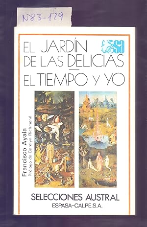 Immagine del venditore per EL JARDIN DE LAS DELICIAS / EL TIEMPO Y YO venduto da Libreria 7 Soles