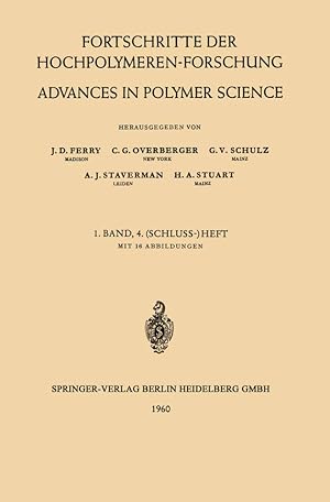 Seller image for Fortschritte der Hochpolymeren-Forschung / Advances in Polymer Science for sale by moluna