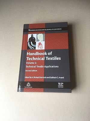 Imagen del vendedor de Handbook of Technical Textiles. Volume 2: Technical Textile Applications. The second edition. a la venta por T S Hill Books