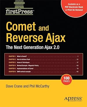 Imagen del vendedor de Comet and Reverse Ajax: The Next-Generation Ajax 2.0 a la venta por moluna