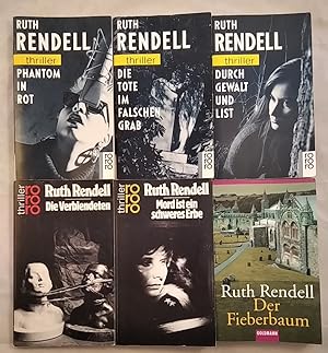 Konvolut von Ruth Rendell aus sechs Büchern.